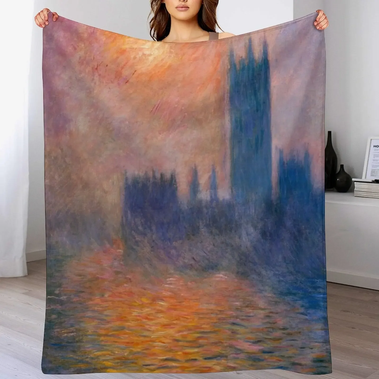 The Houses of Parliament, Sunset Monet Throw Blanket Vintage Designers Flannel Fabric anime Blankets
The Houses of Parliament, Sunset Monet Throw Blanket Vintage Designers Flannel Fabric anime Blankets