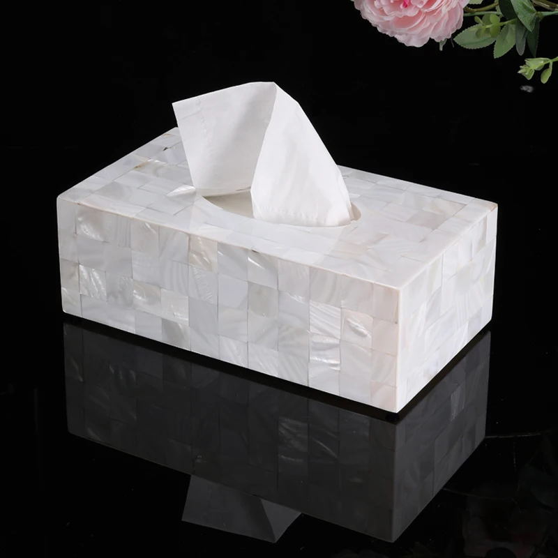Light Luxury Shell Tissue Box Paper Box Household Living Room Coffee Table Desktop Waterproof Storage Box Hotel Napkin Paper Box
Light Luxury Shell Tissue Box Paper Box Household Living Room Coffee Table Desktop Waterproof Storage Box Hotel Napkin Paper Box