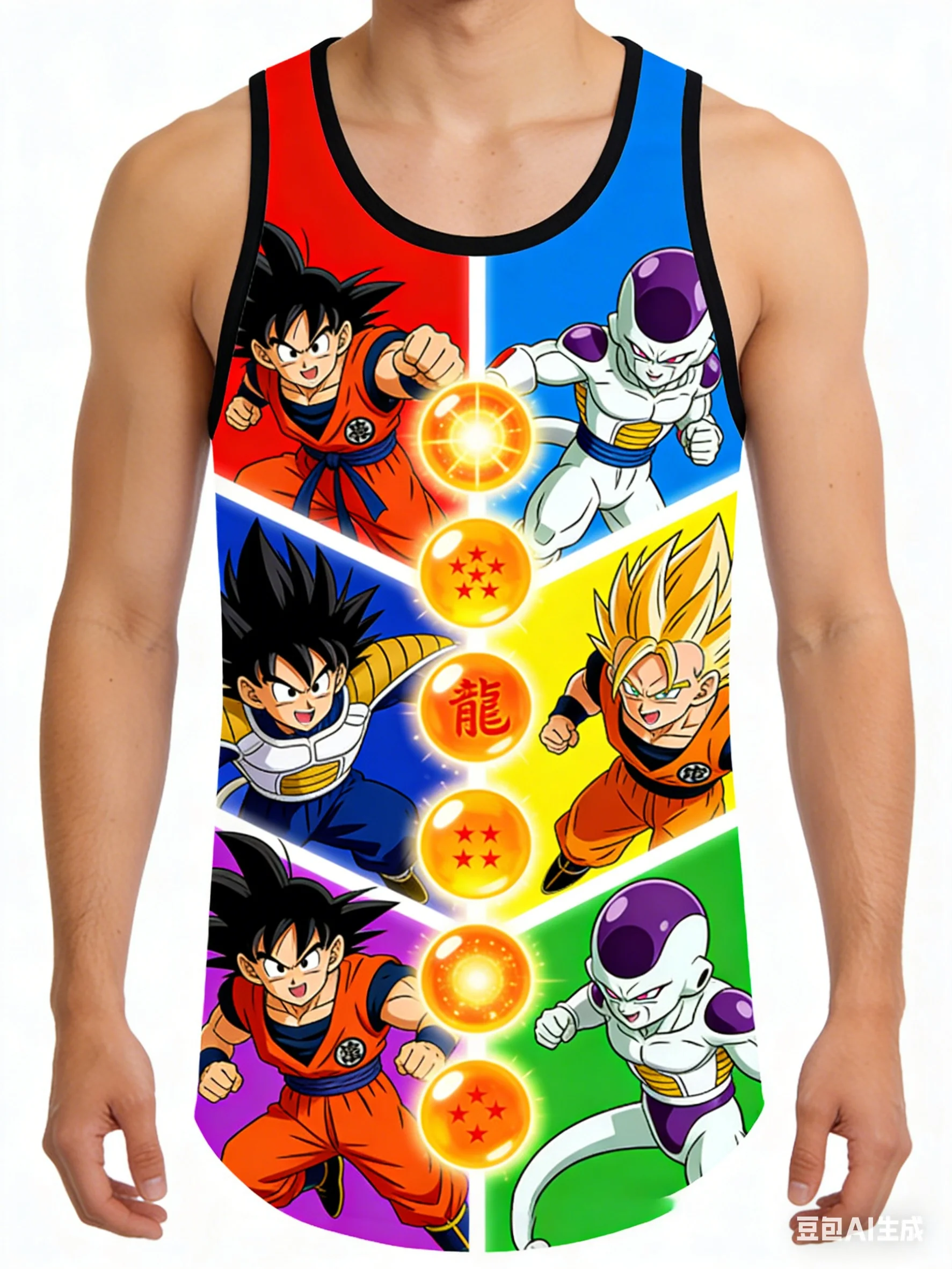 Футболка-майка Dragon Ball Collaboration, летняя свободная универсальная футболка с аниме-принтом
Футболка-майка Dragon Ball Collaboration, летняя свободная универсальная футболка с аниме-принтом