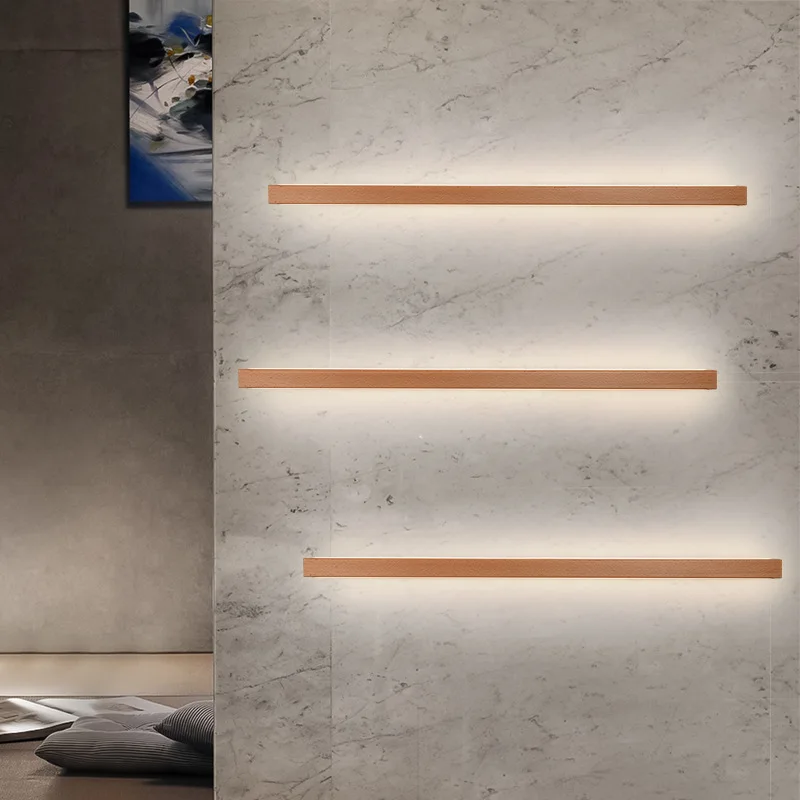 Japanese-style Wood LED Wall Lamp Minimalist Foyer Bedroom Sconce Atmosphere Decoration Lighting Fixtures Free Combination
Japanese-style Wood LED Wall Lamp Minimalist Foyer Bedroom Sconce Atmosphere Decoration Lighting Fixtures Free Combination