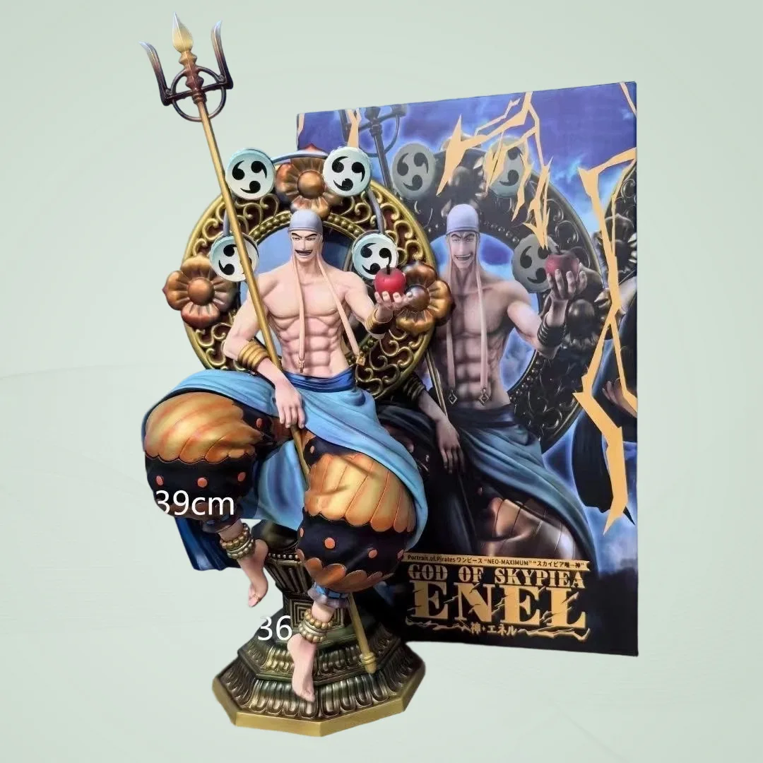 Статуэтка GK «Энел — Бог Грома» из One Piece, аниме-фигурка, коллекционная модель, игрушка, украшение для рабочего стола, праздничный подарок для мальчиков
Статуэтка GK «Энел — Бог Грома» из One Piece, аниме-фигурка, коллекционная модель, игрушка, украшение для рабочего стола, праздничный подарок для мальчиков