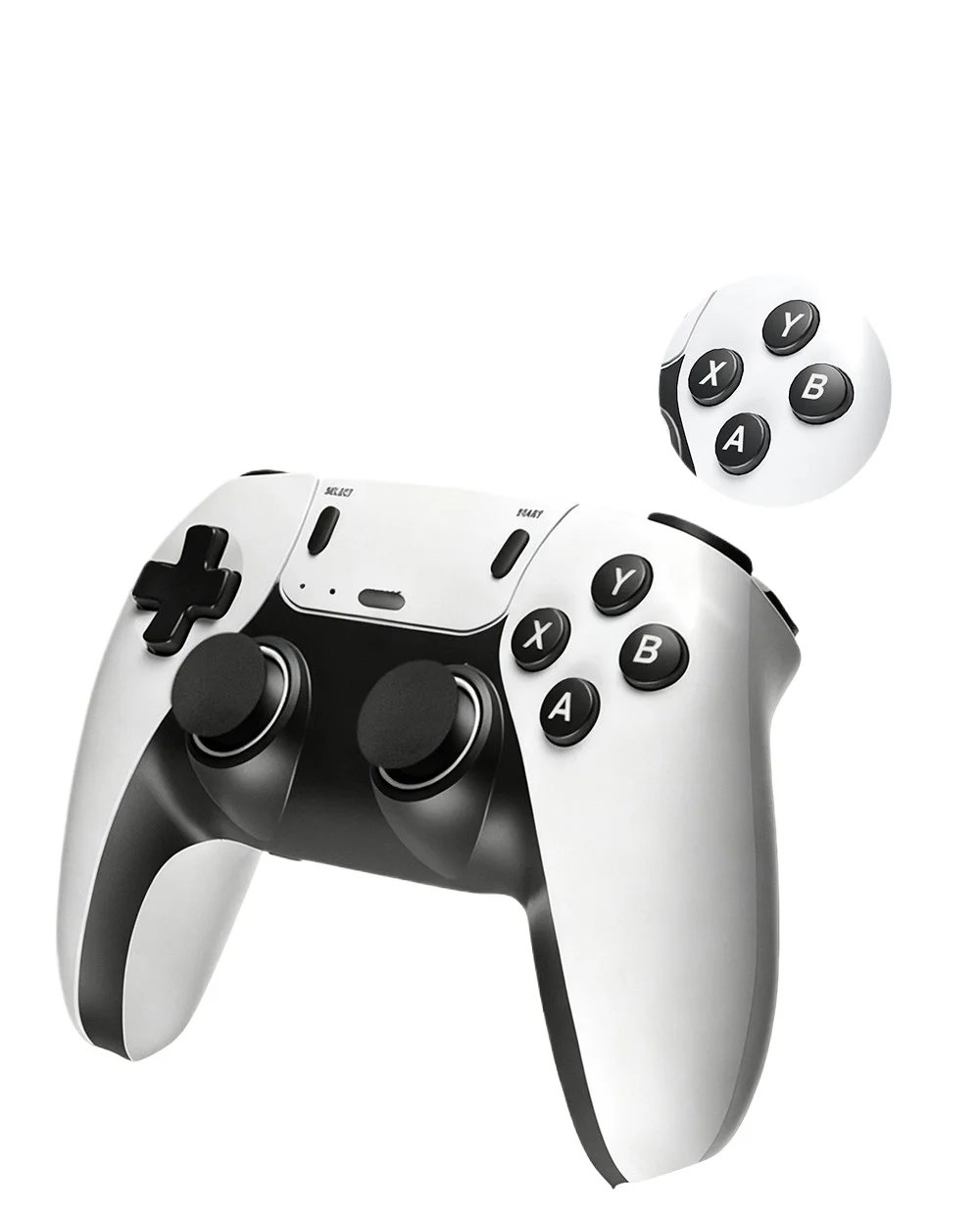Wireless game console, dual joysticks, TV connection, online multiplayer battle, customizable buttons
Wireless game console, dual joysticks, TV connection, online multiplayer battle, customizable buttons
