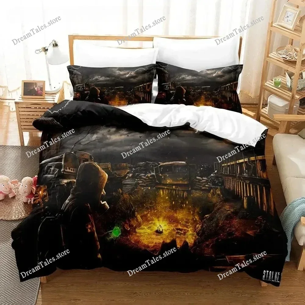 Game S.T.A.L.K.E.R. 2 Heart of Chernobyl Bedding Set Cartoon Anime Three-piece Set Adult Boys Bedroom Duvet Cover Sets741
Game S.T.A.L.K.E.R. 2 Heart of Chernobyl Bedding Set Cartoon Anime Three-piece Set Adult Boys Bedroom Duvet Cover Sets741