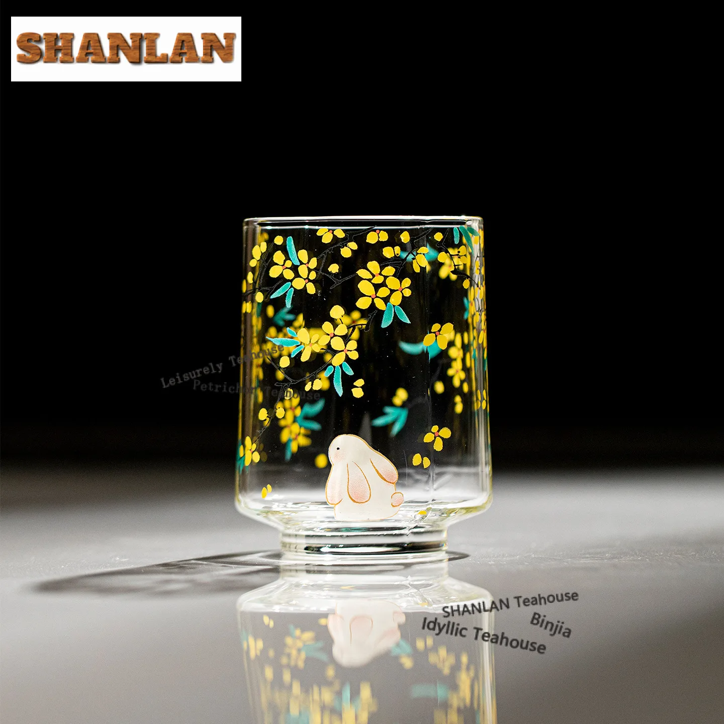 130ml Rabbit Osmanthus Glass Teacup Boutique Tea Bowl Cup For Tea Tea-tasting Personal Cup Jianzhan Master Cups Teaset Craft
130ml Rabbit Osmanthus Glass Teacup Boutique Tea Bowl Cup For Tea Tea-tasting Personal Cup Jianzhan Master Cups Teaset Craft