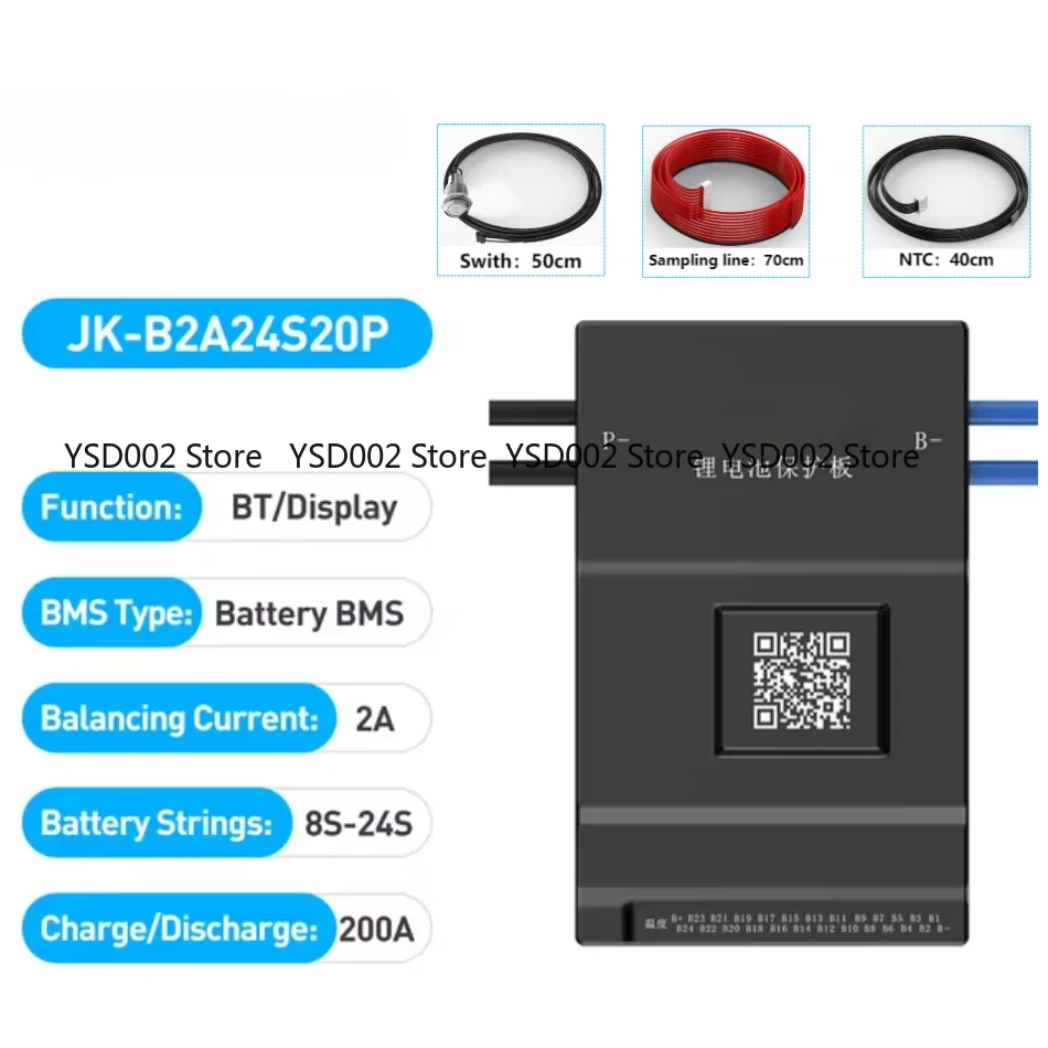 Smart BMS Active Balance — система управления литиевыми батареями 8S-24S, 60A-300A для LiFePO4/Li-ion/LTO
Smart BMS Active Balance — система управления литиевыми батареями 8S-24S, 60A-300A для LiFePO4/Li-ion/LTO