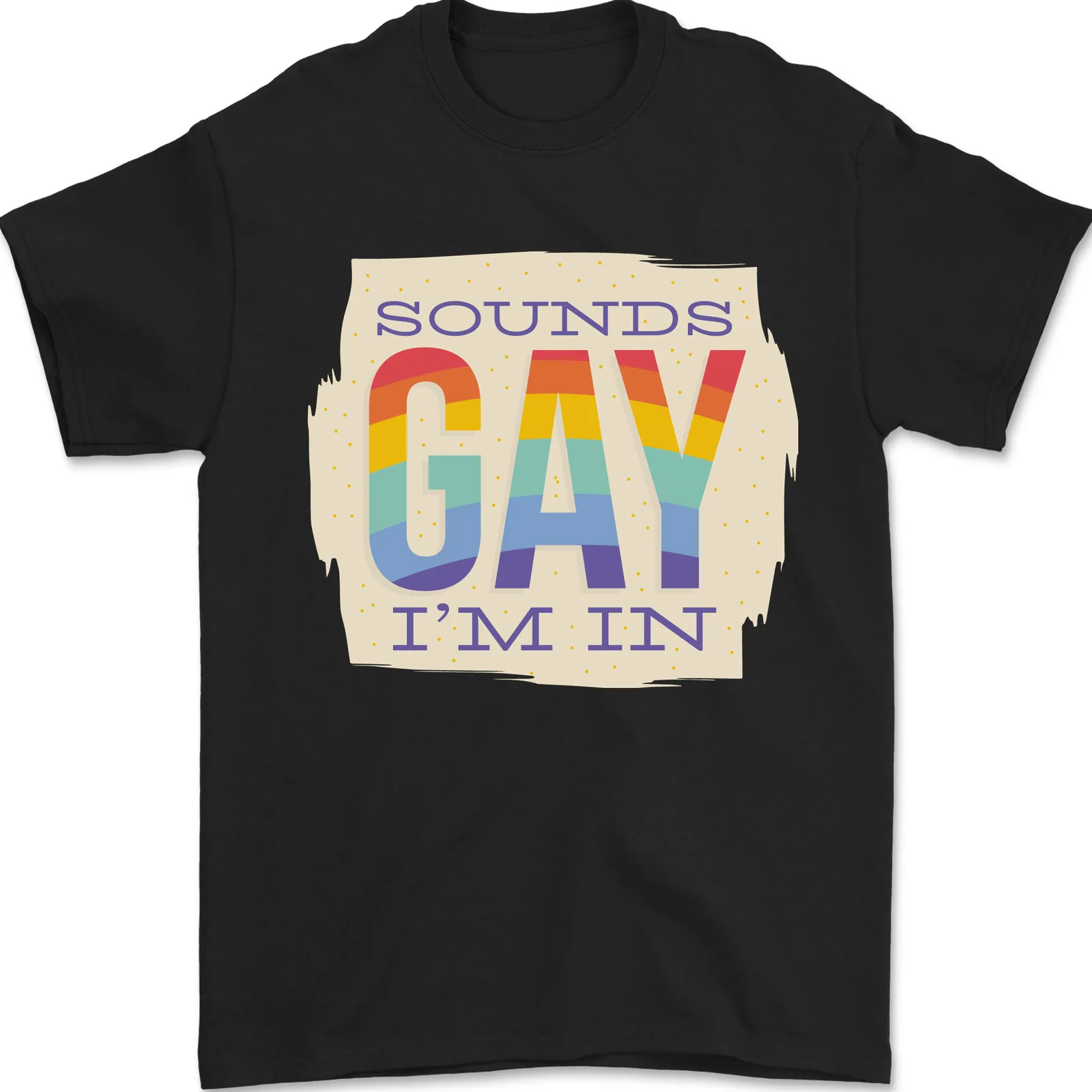Rainbow Pride Funny Slogan T-shirt | LGBT Equality Casual Daily Tee
Rainbow Pride Funny Slogan T-shirt | LGBT Equality Casual Daily Tee