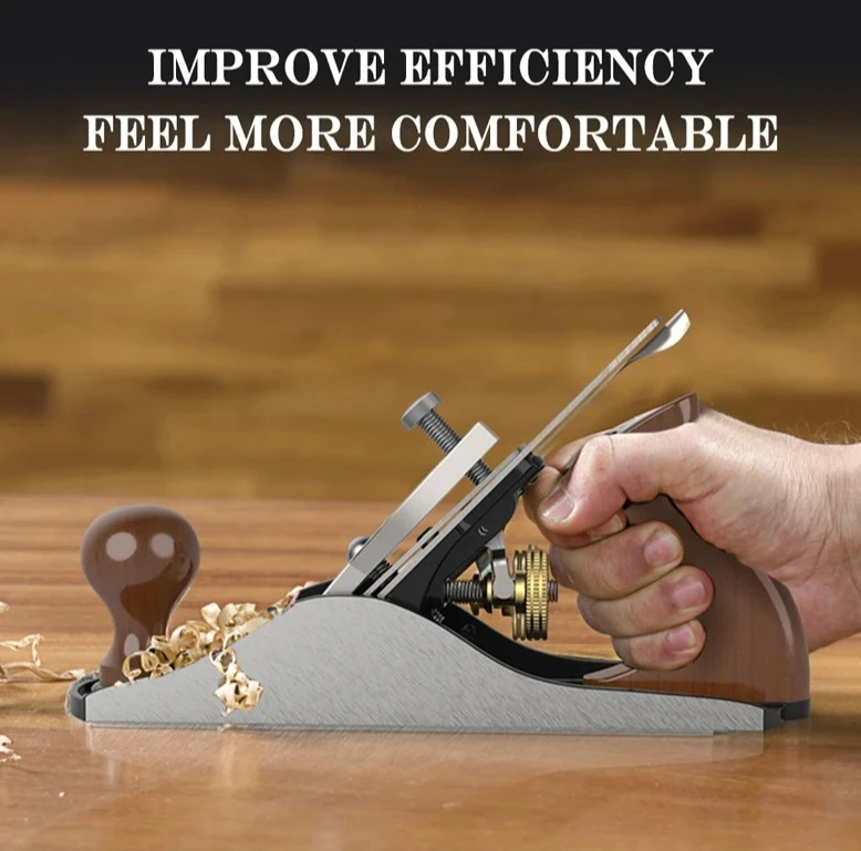 European Style Woodworking Hand Plane, Alloy Steel Blade for Smooth Trimming & Deburring, Precision Carpentry Flat Plane
European Style Woodworking Hand Plane, Alloy Steel Blade for Smooth Trimming & Deburring, Precision Carpentry Flat Plane