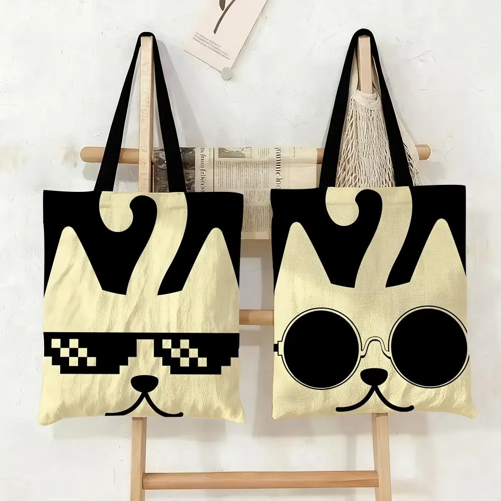 Mr Cat Storage Bags Canvas Tote Bag Large Capacity Double-Sided Print Reusable Shopping Bag Eco-Friendly Shoulder Bag
Mr Cat Storage Bags Canvas Tote Bag Large Capacity Double-Sided Print Reusable Shopping Bag Eco-Friendly Shoulder Bag