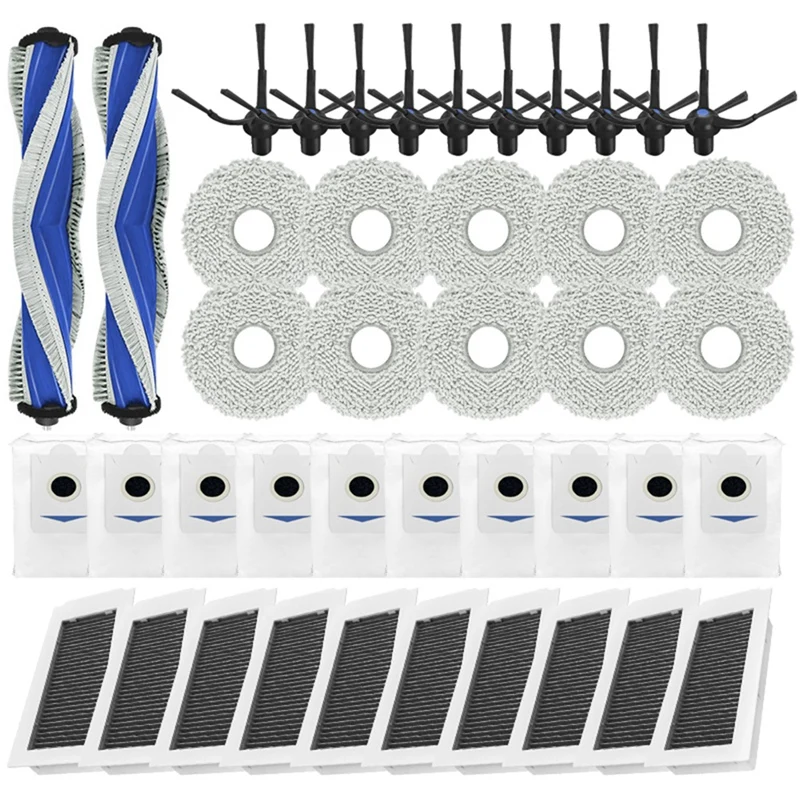 For ECOVACS DEEBOOT X5 OMNI / X5 PRO Replacement Parts Accessories Main Side Brush Hepa Filter Mop Cloth Dust Bag
For ECOVACS DEEBOOT X5 OMNI / X5 PRO Replacement Parts Accessories Main Side Brush Hepa Filter Mop Cloth Dust Bag