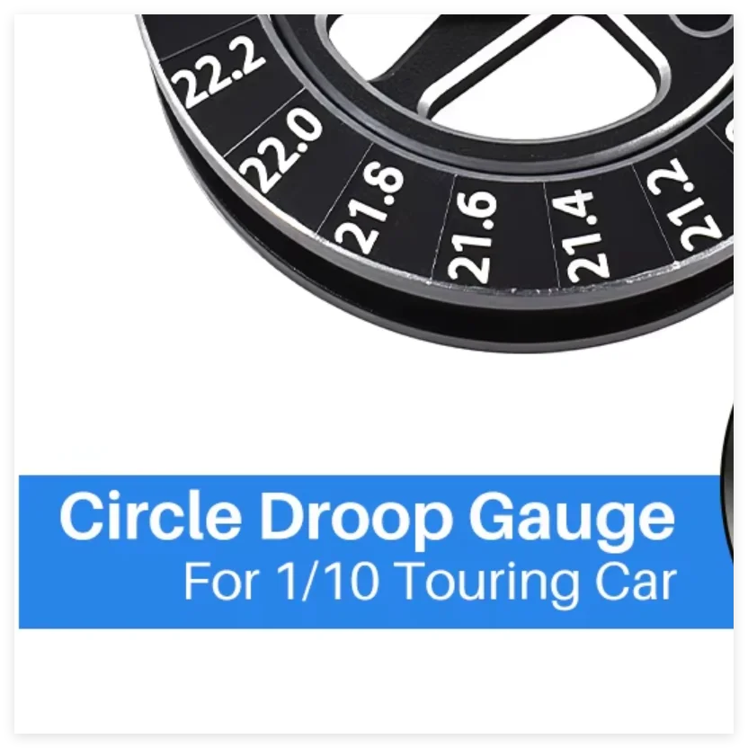 9IMOD RC Chassis Droop Gauge Measureing Circle Droop Gauge Range 21-25mm For 1/10 on-road Touring Car Maintenance Upgrade
9IMOD RC Chassis Droop Gauge Measureing Circle Droop Gauge Range 21-25mm For 1/10 on-road Touring Car Maintenance Upgrade