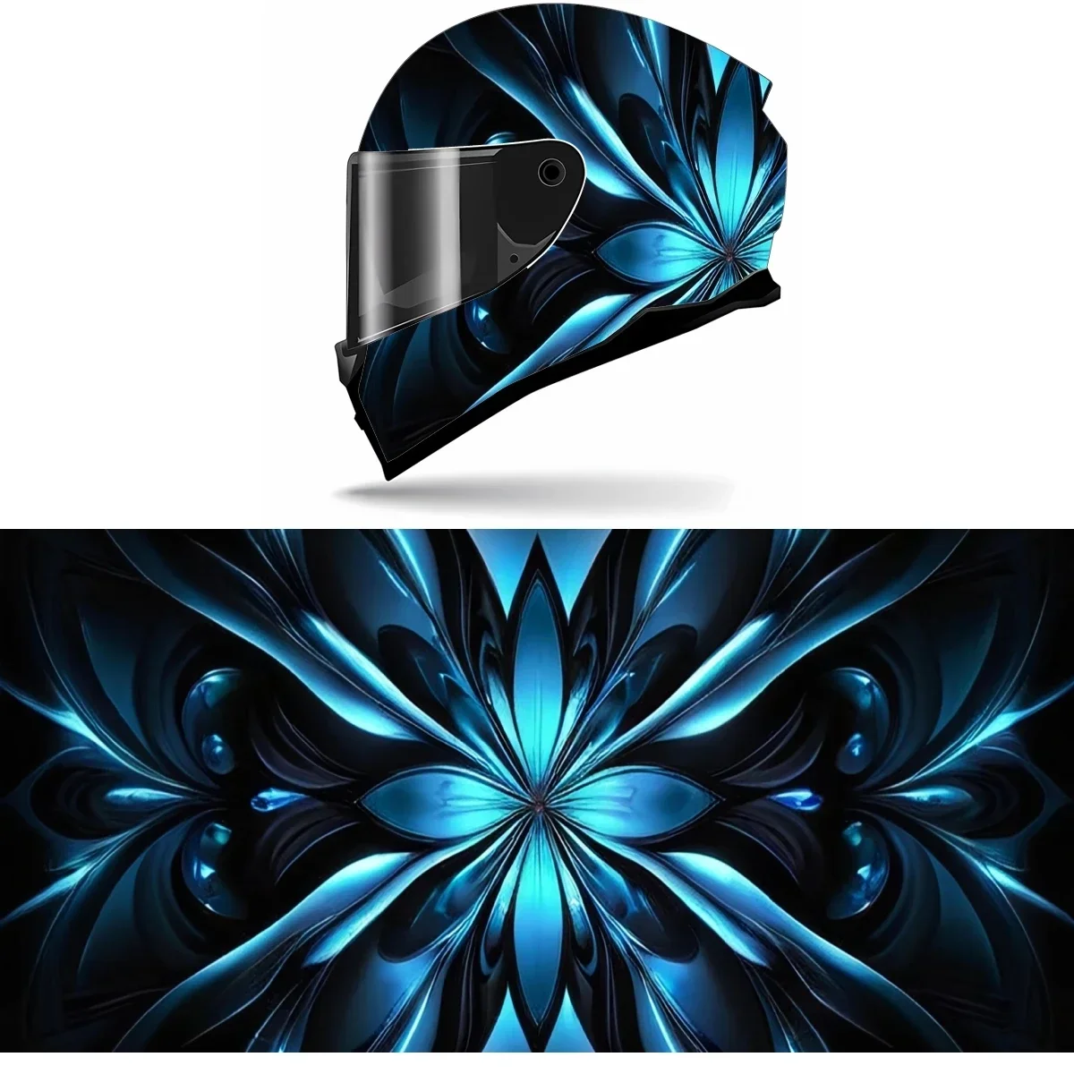 Abstract Fractal Geometry Full Helmet Wrap Sticker Motorcycle Helmet Racing Graphic Decal Vinyl Wrap Helmet Decor Sticker 
Abstract Fractal Geometry Full Helmet Wrap Sticker Motorcycle Helmet Racing Graphic Decal Vinyl Wrap Helmet Decor Sticker