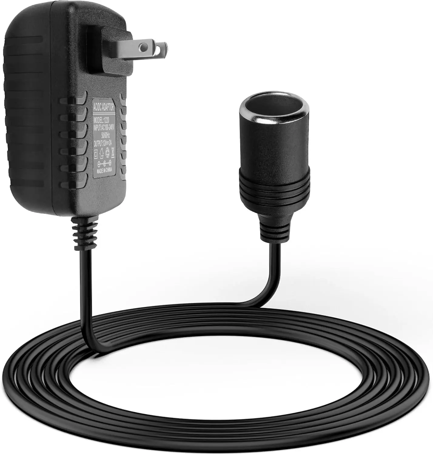 AC to DC Converter 2A 24W Car Cigarette Lighter Socket Adapter 110-240V to 12V for Home & Auto Use (Under 24W)
AC to DC Converter 2A 24W Car Cigarette Lighter Socket Adapter 110-240V to 12V for Home & Auto Use (Under 24W)