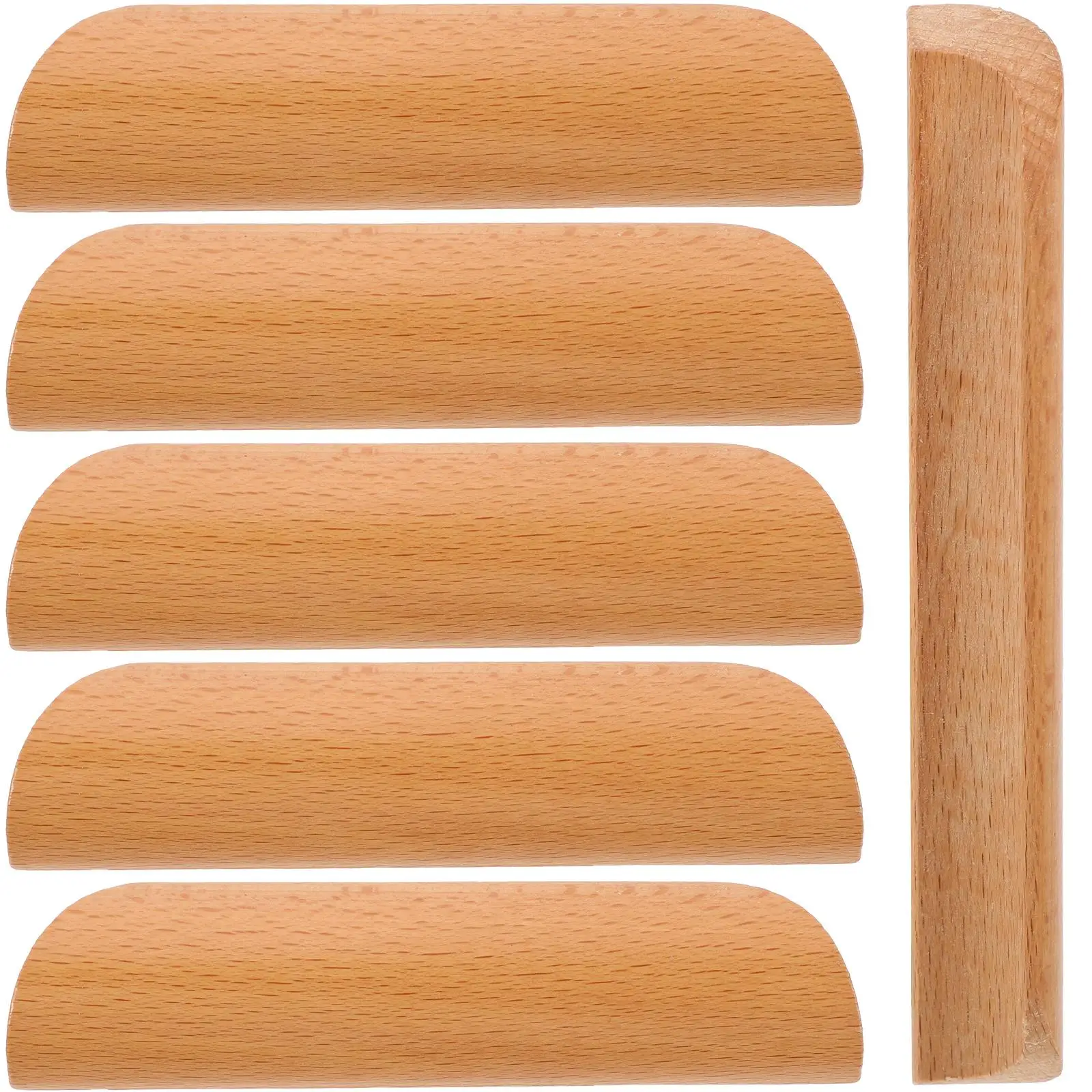 6 Pcs Solid Wood Handle Drawer Pulls Cabinet Handles Modern Hardware Semicircle Smooth Wardrobe Cupboard Decor
6 Pcs Solid Wood Handle Drawer Pulls Cabinet Handles Modern Hardware Semicircle Smooth Wardrobe Cupboard Decor