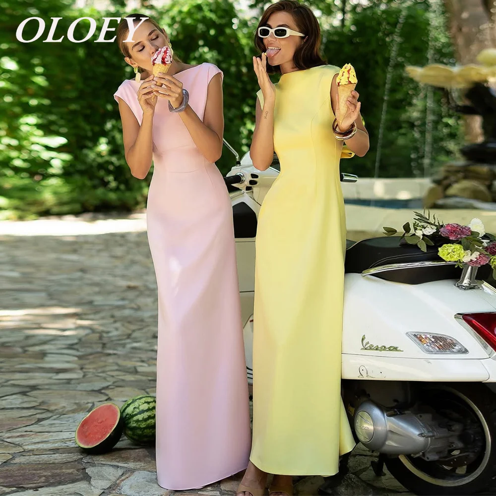 OLOEY Elegant Mermaid Formal Evening Dress Boat Neck Sleeveless Prom Party Dress Ankle Length Customized فستان بيكو
OLOEY Elegant Mermaid Formal Evening Dress Boat Neck Sleeveless Prom Party Dress Ankle Length Customized فستان بيكو