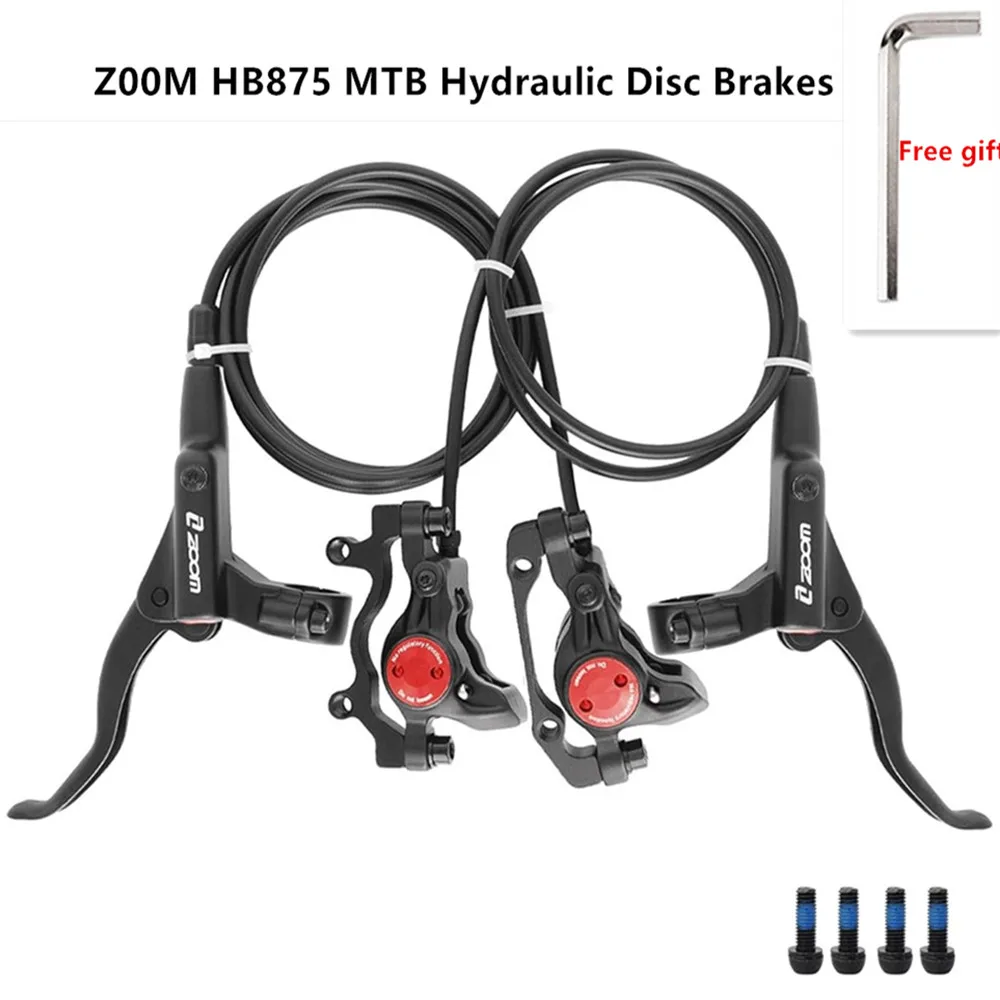 Z00M HB875 MTB Hydraulic Disc Brakes Set with Tool Left Front 800mm Right Rear 1400mm for for E-Bike Fat Bike Road Bike 2 Piston
Z00M HB875 MTB Hydraulic Disc Brakes Set with Tool Left Front 800mm Right Rear 1400mm for for E-Bike Fat Bike Road Bike 2 Piston