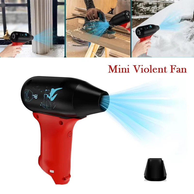 Jet Blower Brushless Violent Turbo Fan Speed Adjustable Wireless Handheld Fan For Milwaukee 12V Battery 48-11-2490 48-11-2403
Jet Blower Brushless Violent Turbo Fan Speed Adjustable Wireless Handheld Fan For Milwaukee 12V Battery 48-11-2490 48-11-2403