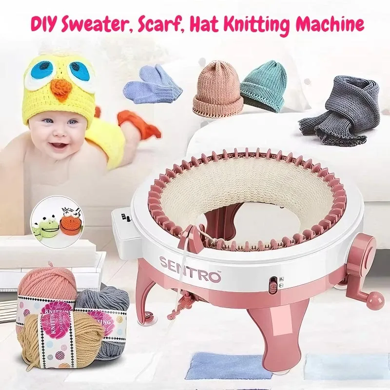 Creative Lazy Artifact 22/40/48 Needles Handcranked Knitting Machine Manual DIY Scarf Hat Socks Sewing Gifts For Babies and Girl
Creative Lazy Artifact 22/40/48 Needles Handcranked Knitting Machine Manual DIY Scarf Hat Socks Sewing Gifts For Babies and Girl