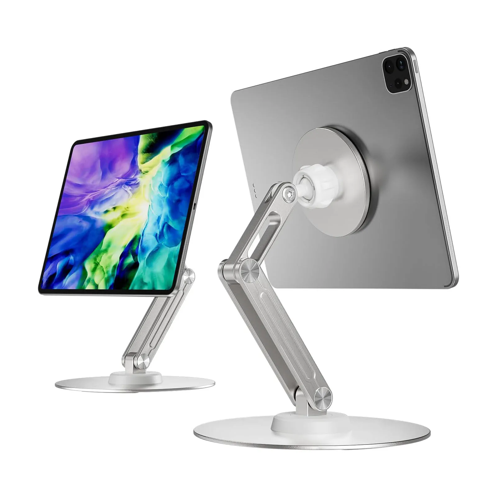 Magnetic Tablet Stand for iPad 360° Rotation Adjustable Foldable Holder for Home Office Desk
Magnetic Tablet Stand for iPad 360° Rotation Adjustable Foldable Holder for Home Office Desk