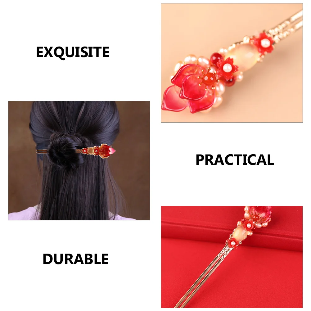 Vintage Fork For Hanfu Chignon Pin Bun Holder Styling Tool Women Hair Stick Chinese Accessories Hairpin Updo Hair Fork
Vintage Fork For Hanfu Chignon Pin Bun Holder Styling Tool Women Hair Stick Chinese Accessories Hairpin Updo Hair Fork