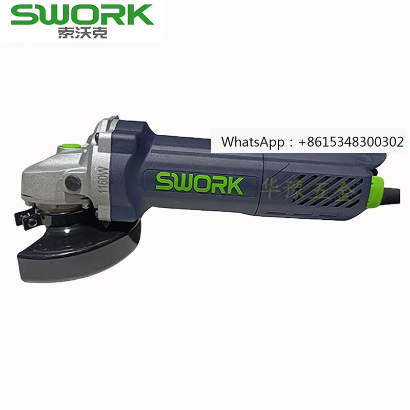 Authentic SWORK 9110/9115 angle grinder, heavy-duty angle grinder, 1160W high-power cutting and polishing
Authentic SWORK 9110/9115 angle grinder, heavy-duty angle grinder, 1160W high-power cutting and polishing