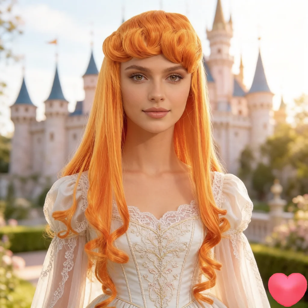Bright Orange Long Wavy Synthetic Cosplay Wig with Retro Curl Bangs for Themed Parties and Halloween
Bright Orange Long Wavy Synthetic Cosplay Wig with Retro Curl Bangs for Themed Parties and Halloween