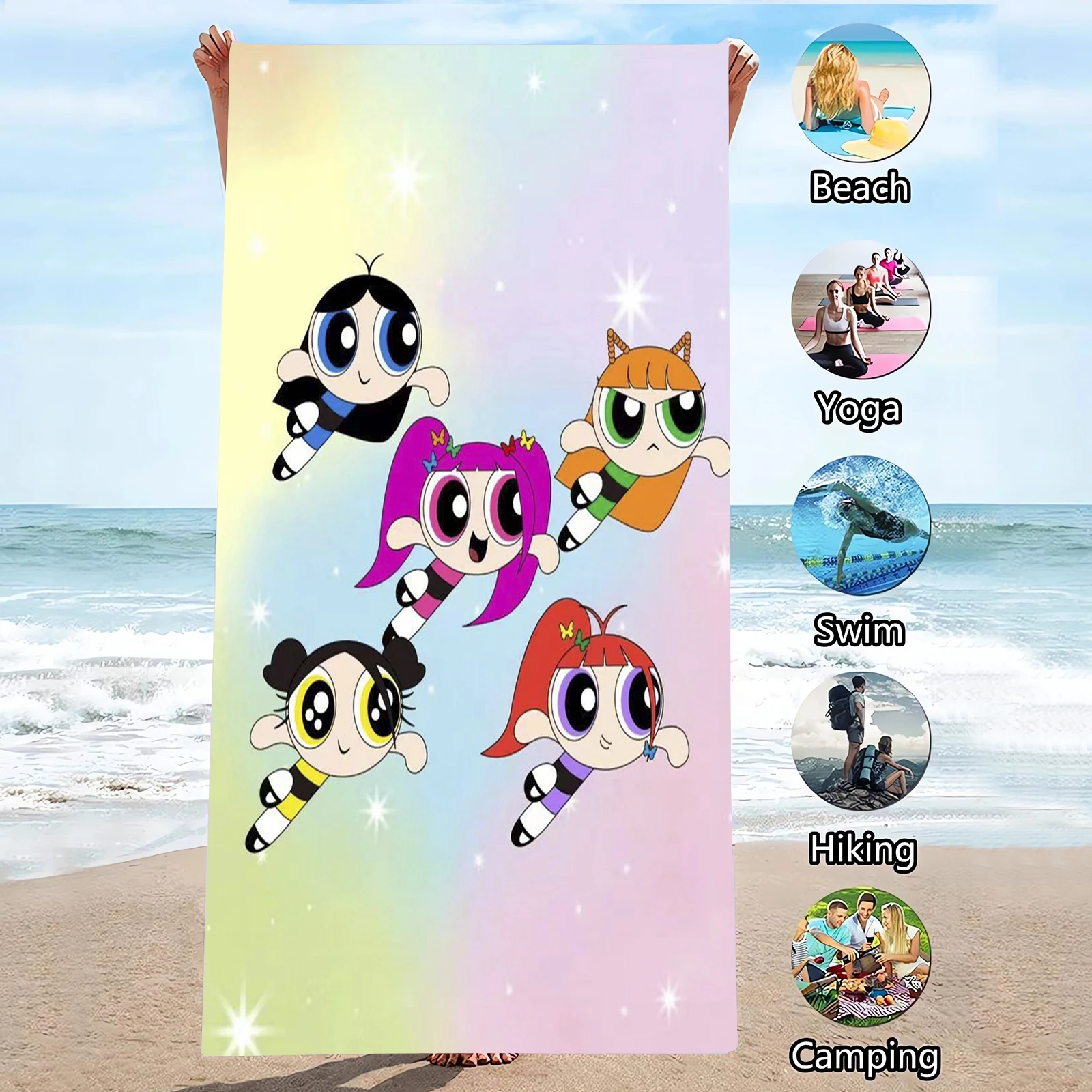 Cartoon Beach Towel The Powerpuff Girls Quick Dry Microfiber Towels Soft Cute Anime Kawaii Seaside Shower Bathroom New Design
Cartoon Beach Towel The Powerpuff Girls Quick Dry Microfiber Towels Soft Cute Anime Kawaii Seaside Shower Bathroom New Design