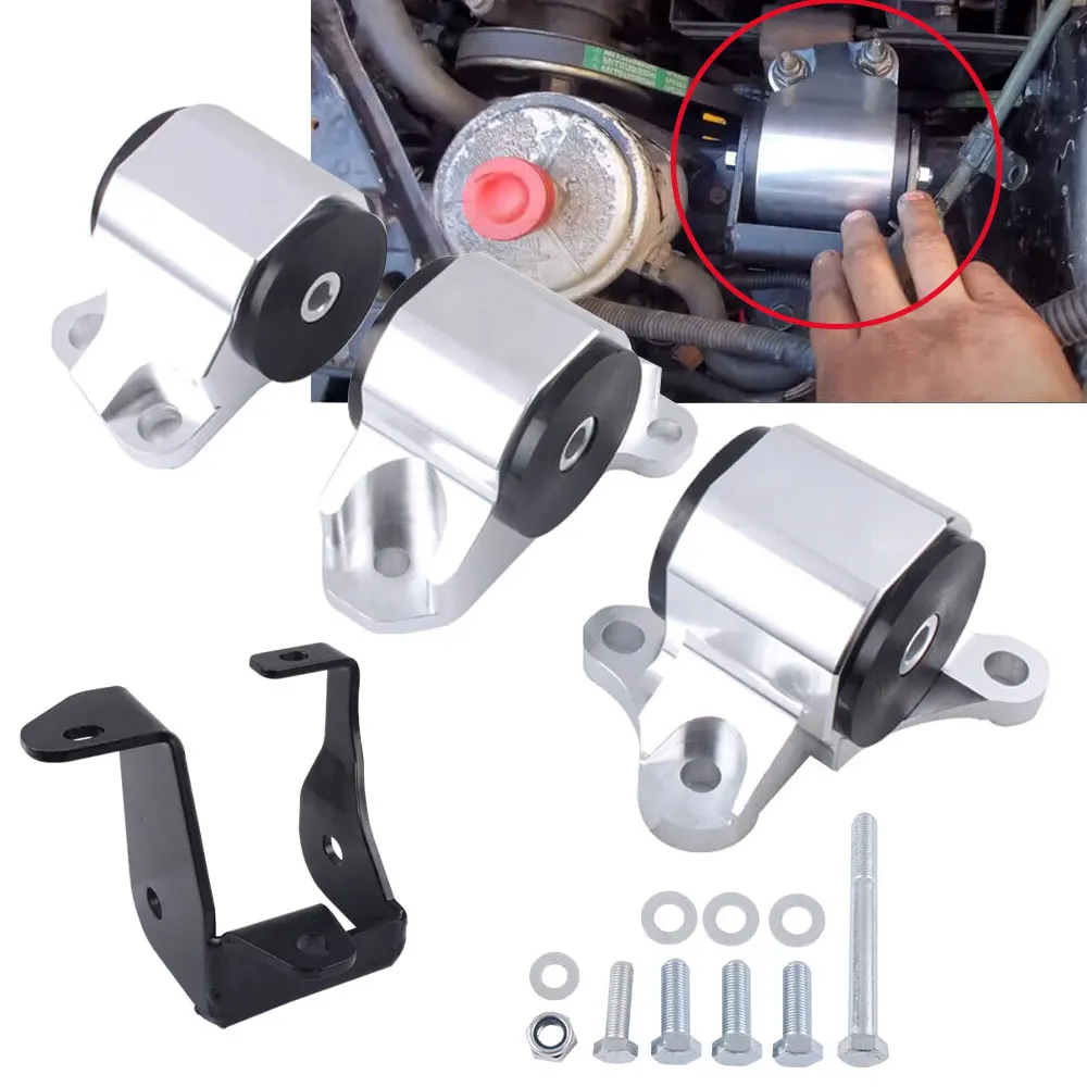 Комплект кронштейнов для замены двигателя с 2 болтами — для Honda Civic EK 1996-2000 гг. (серия D/B: D15/D16/B16/B18/B20)
Комплект кронштейнов для замены двигателя с 2 болтами — для Honda Civic EK 1996-2000 гг. (серия D/B: D15/D16/B16/B18/B20)