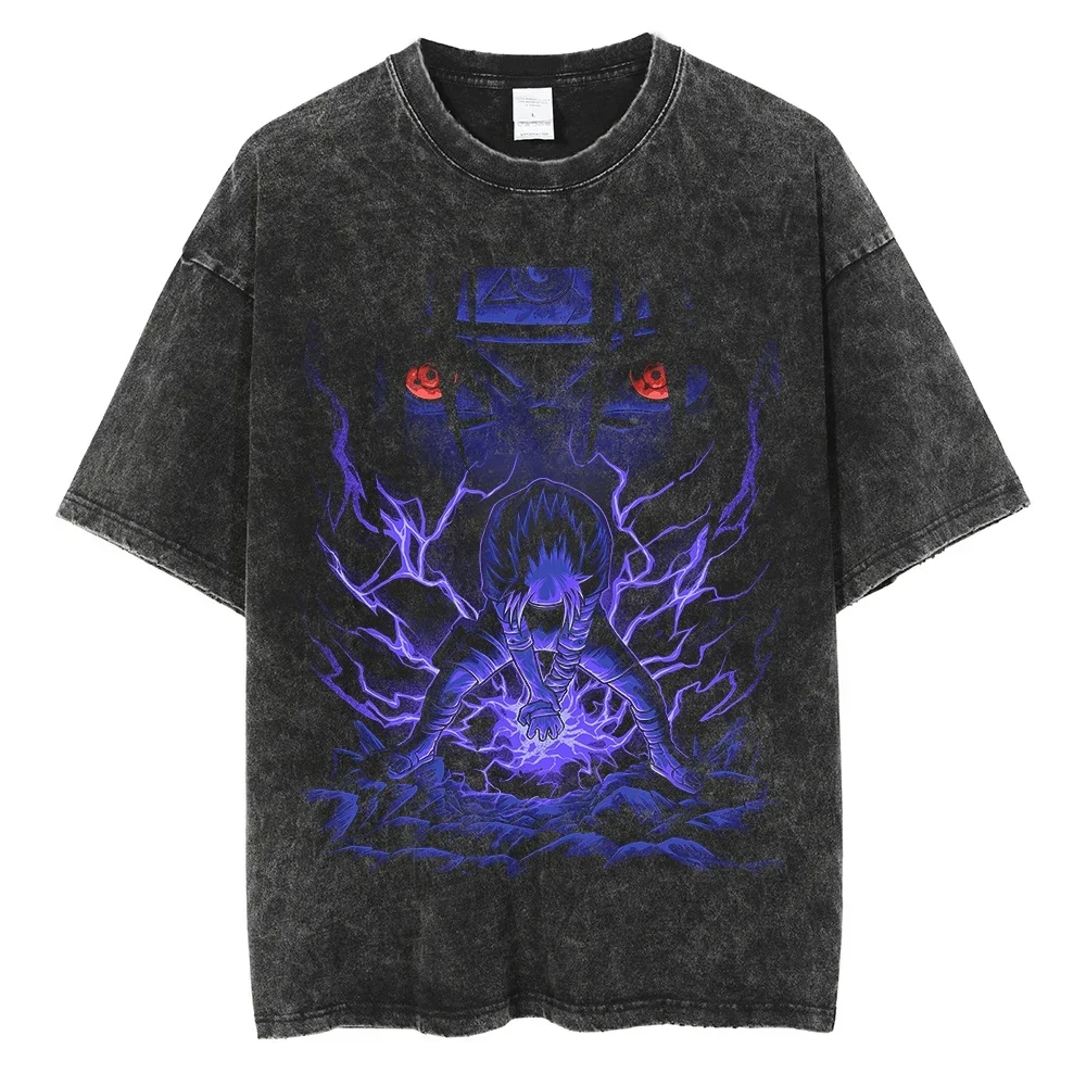 Men Harajuku Streetwear Vintage Black Tshirt Anime Naruto Print T-Shirt Summer Fashion Cotton Tops Tees Loose Washed Clothing
Men Harajuku Streetwear Vintage Black Tshirt Anime Naruto Print T-Shirt Summer Fashion Cotton Tops Tees Loose Washed Clothing