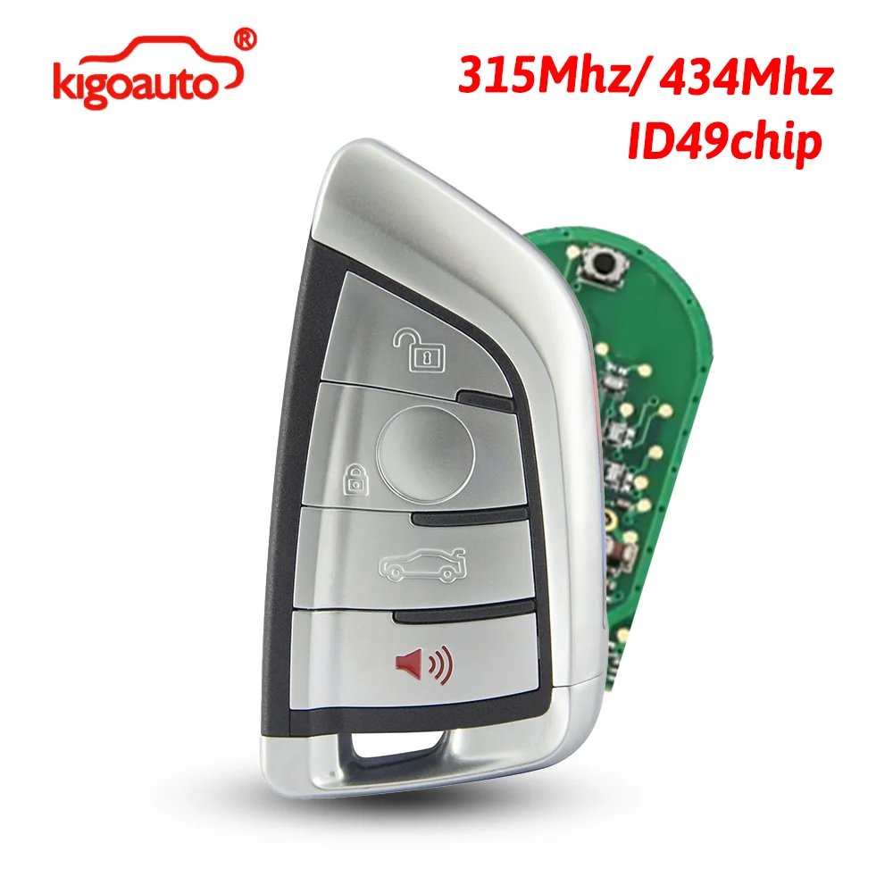 kigoauto Smart key remote FEM 4 button 315/433 Mhz ID49-PCF7953 chip for BMW X5 X6 2014 2015 FCC NBGIDGNG1(with Foot Kick Sensor
kigoauto Smart key remote FEM 4 button 315/433 Mhz ID49-PCF7953 chip for BMW X5 X6 2014 2015 FCC NBGIDGNG1(with Foot Kick Sensor