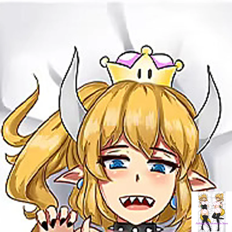 Dakimakura Anime Pillow Cover Bowsette Double Sided Print Life-size Body Decoration
Dakimakura Anime Pillow Cover Bowsette Double Sided Print Life-size Body Decoration