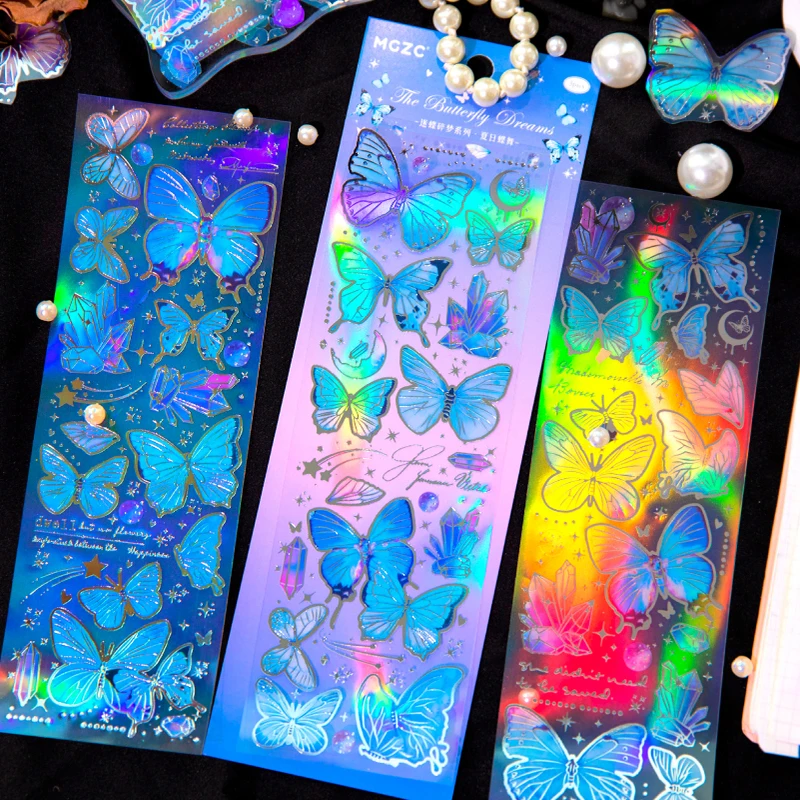 3 pcs Laser Butterfly Series Art Collage Junk Journal Supplies DIY Scrapbooking Stickers PET Waterproof Craft Aesthetics Sticker
3 pcs Laser Butterfly Series Art Collage Junk Journal Supplies DIY Scrapbooking Stickers PET Waterproof Craft Aesthetics Sticker