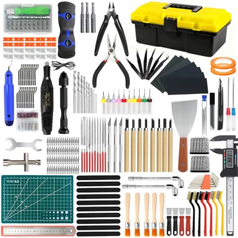 3D Printing Accessory Tools with Tool Box for 3D Printer Modeler Basic ToolsMulti-spec Nozzle Cleaning Remove Kit and mini Elec
3D Printing Accessory Tools with Tool Box for 3D Printer Modeler Basic ToolsMulti-spec Nozzle Cleaning Remove Kit and mini Elec
