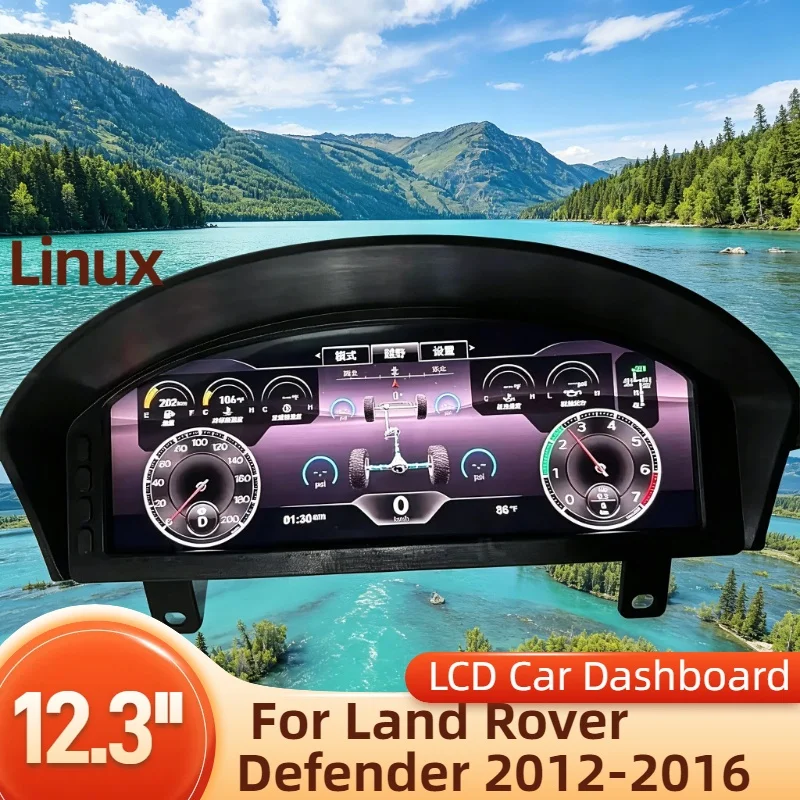 LCD Linux Dashboard Meter 12.3" For Land Rover Defender 2012 2013 2014-2016 Car Digital Cluster Speed Panel Odometer Speedometer
LCD Linux Dashboard Meter 12.3" For Land Rover Defender 2012 2013 2014-2016 Car Digital Cluster Speed Panel Odometer Speedometer