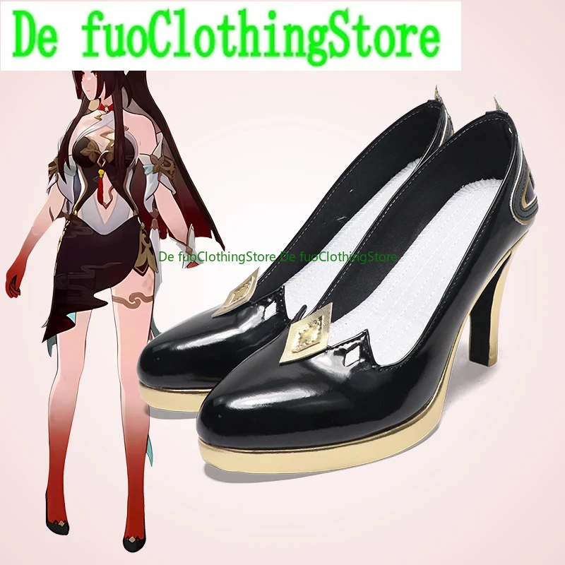 DeFuoClothing Honkai Star Rail Cosplay Shoes Ling Sha High Heels Anime Shoes Large Size Cosplay Footwear Halloween Cosplay Shoes
DeFuoClothing Honkai Star Rail Cosplay Shoes Ling Sha High Heels Anime Shoes Large Size Cosplay Footwear Halloween Cosplay Shoes