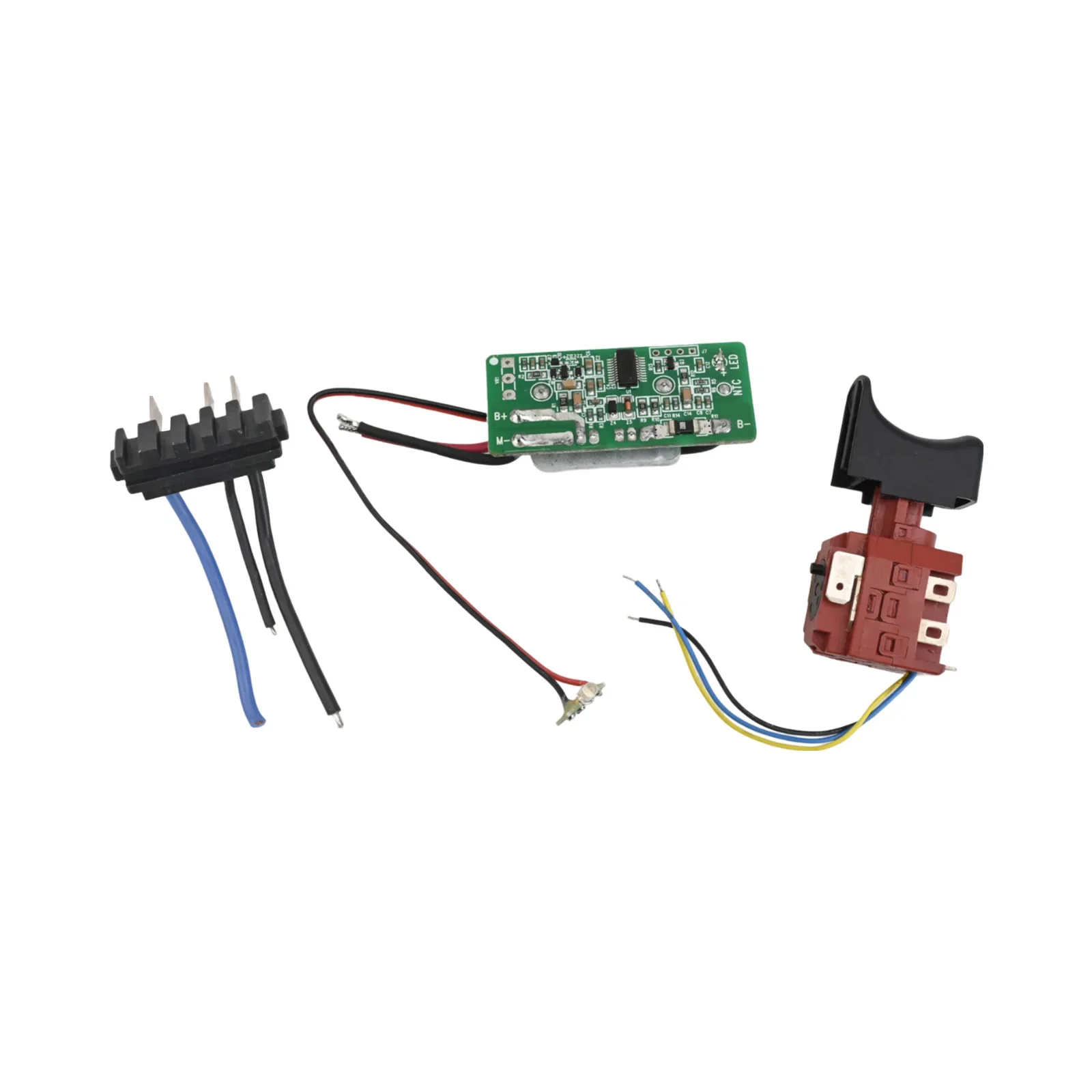 For WORX WU390 WX390 WX390.1 WU390.9 20V H3 Switch Drill Control Board Connector Kit Power Tools Accessories
For WORX WU390 WX390 WX390.1 WU390.9 20V H3 Switch Drill Control Board Connector Kit Power Tools Accessories