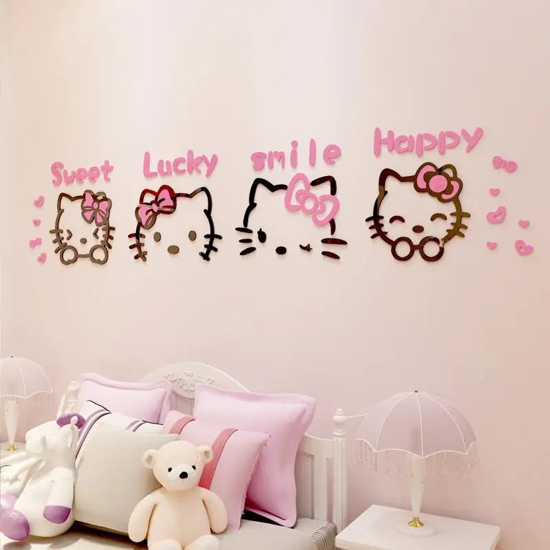 New 4Pcs Kawaii Sanrio Hello Kitty Wall Decor Stickers Girls Chidren 3D Acrylic Room Decoration Cute Anime Wallpapers Gifts 2023
New 4Pcs Kawaii Sanrio Hello Kitty Wall Decor Stickers Girls Chidren 3D Acrylic Room Decoration Cute Anime Wallpapers Gifts 2023