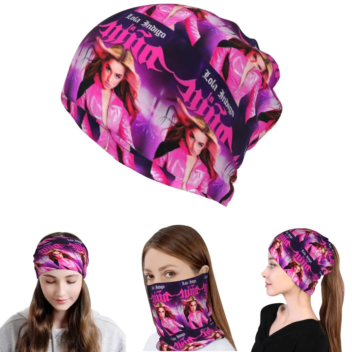 Spanish Lola Indigo Bandana Neck Gaiter Mask Scarf Multifunction Balaclava Beanies Hat Unisex Adult Breathable
Spanish Lola Indigo Bandana Neck Gaiter Mask Scarf Multifunction Balaclava Beanies Hat Unisex Adult Breathable