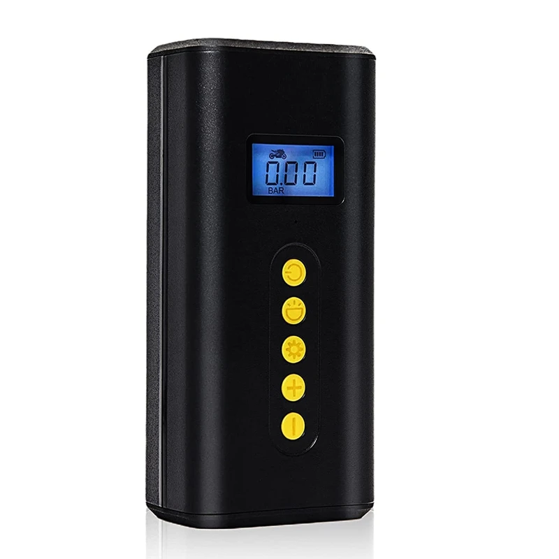 Portable Tire Inflator,Rechargeable 150PSI Electric Tire Pump,Air Compressor With LED Lights,Air Pump For Bike,Car,Ball
Portable Tire Inflator,Rechargeable 150PSI Electric Tire Pump,Air Compressor With LED Lights,Air Pump For Bike,Car,Ball