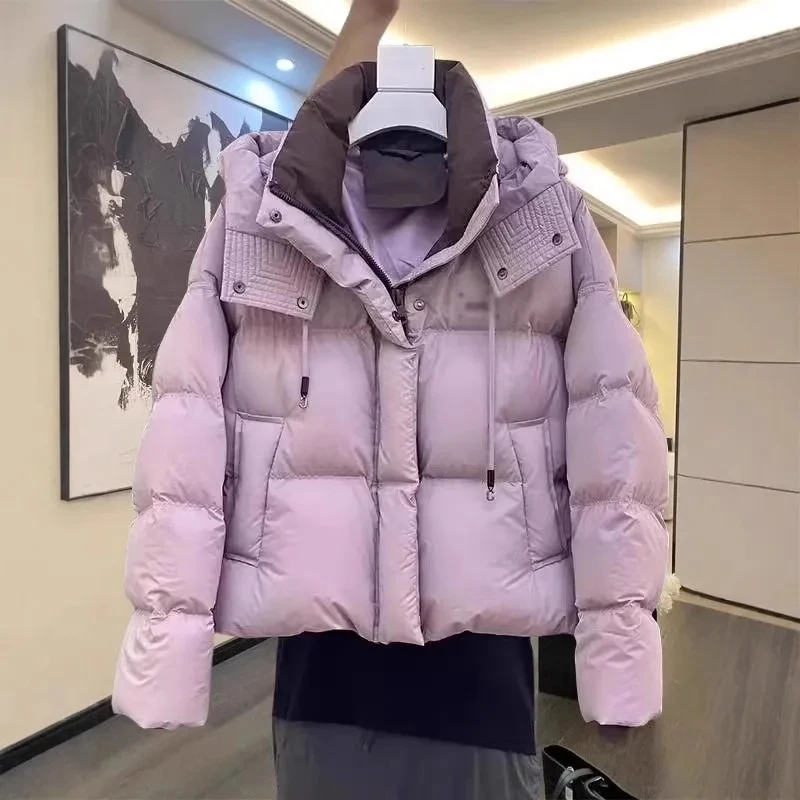 Autumn Winter 2025 New Fashion Parkas Jacket Women's Korean Loose Hooded Thicken Warm Down Cotton Padded Short Coats Female Tops
Autumn Winter 2025 New Fashion Parkas Jacket Women's Korean Loose Hooded Thicken Warm Down Cotton Padded Short Coats Female Tops