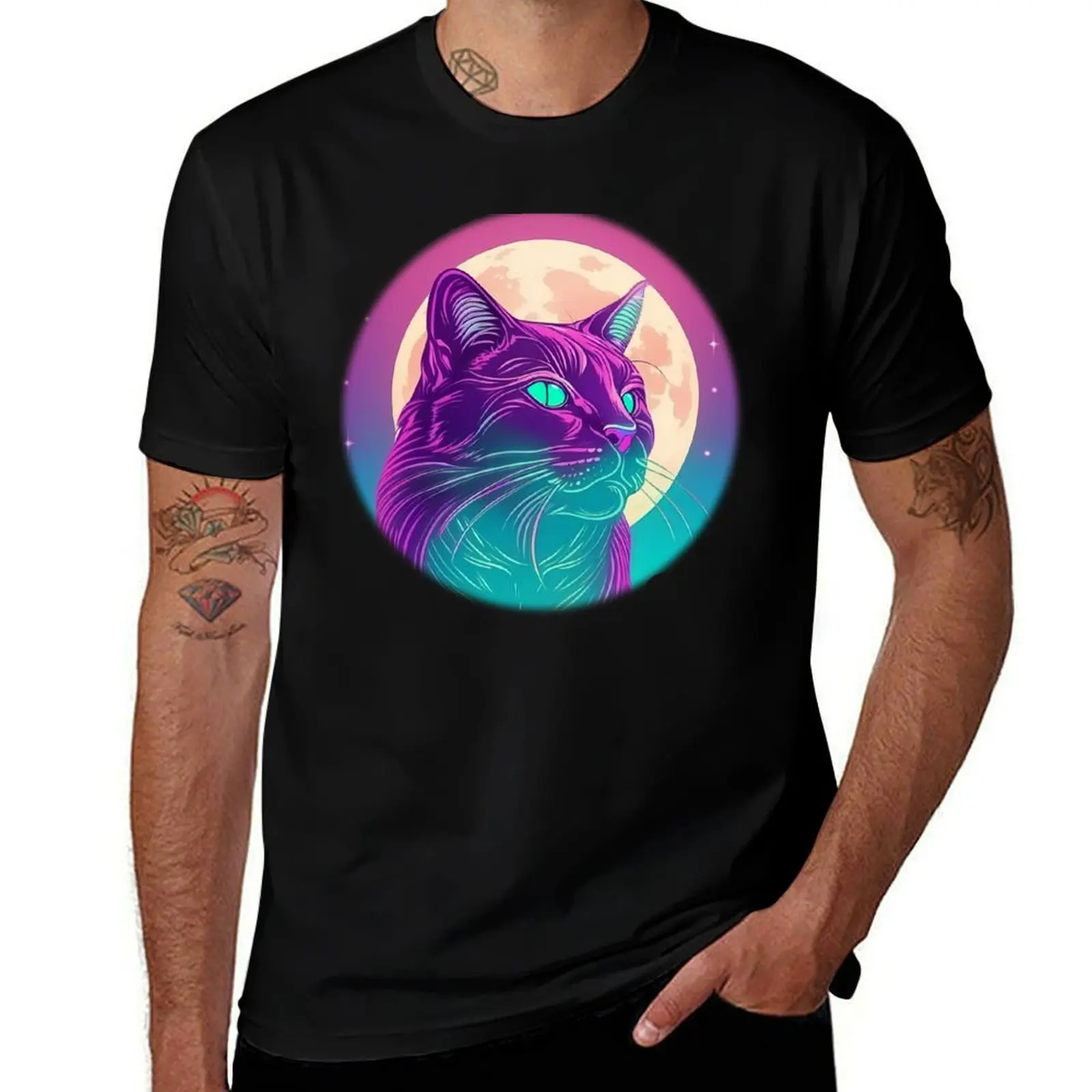 Moon Cat T-Shirt vintage clothes oversizeds anime clothes blacks mens t shirt graphic
Moon Cat T-Shirt vintage clothes oversizeds anime clothes blacks mens t shirt graphic