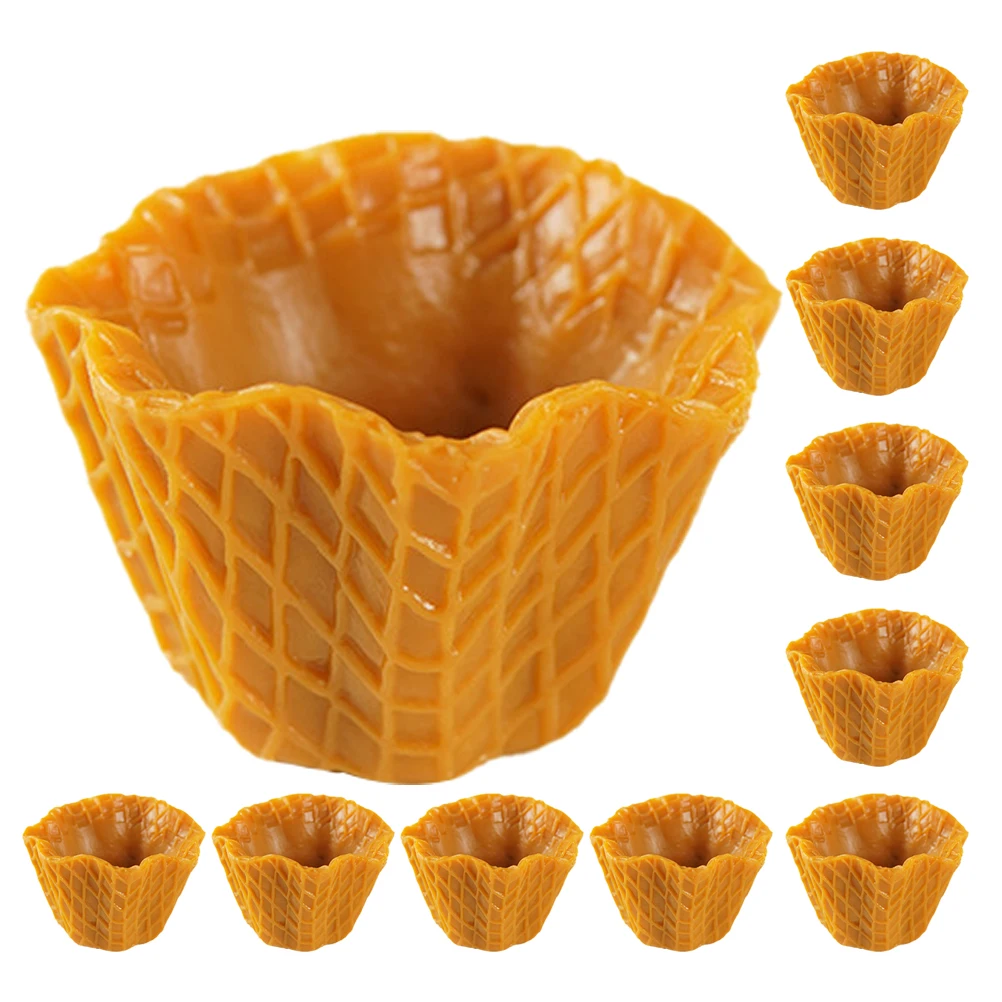 10pcs Simulated Ice Cream Cone Holders Realistic Models for DIY Crafts Phone Case Hairband Accessories Wear Resistant PVC
10pcs Simulated Ice Cream Cone Holders Realistic Models for DIY Crafts Phone Case Hairband Accessories Wear Resistant PVC