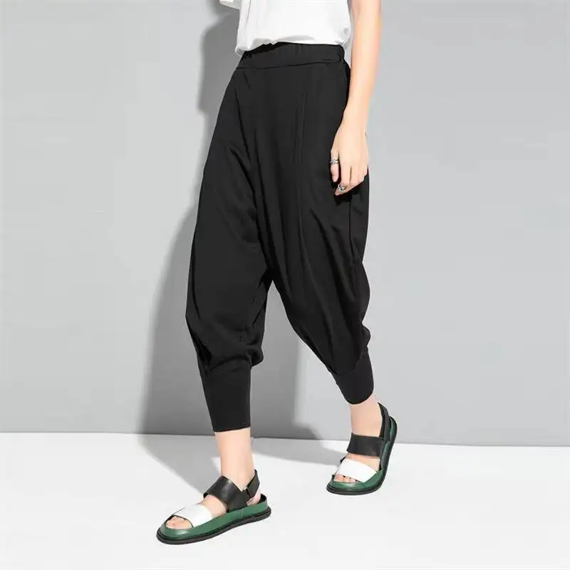 Ladies Harlan Pants Summer New Fashion Trend Simple Personality Dark Casual Large Size Pants
Ladies Harlan Pants Summer New Fashion Trend Simple Personality Dark Casual Large Size Pants