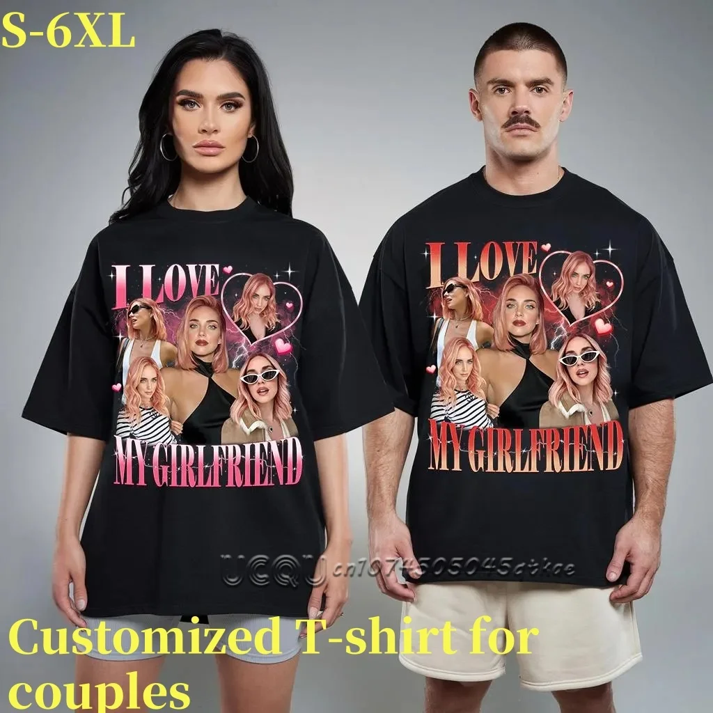 1 pc Customized couple T-Shirts, Upload Your Favorite Pictures And Texts As Chest Prints, Pictures And Two Text Designs women
1 pc Customized couple T-Shirts, Upload Your Favorite Pictures And Texts As Chest Prints, Pictures And Two Text Designs women