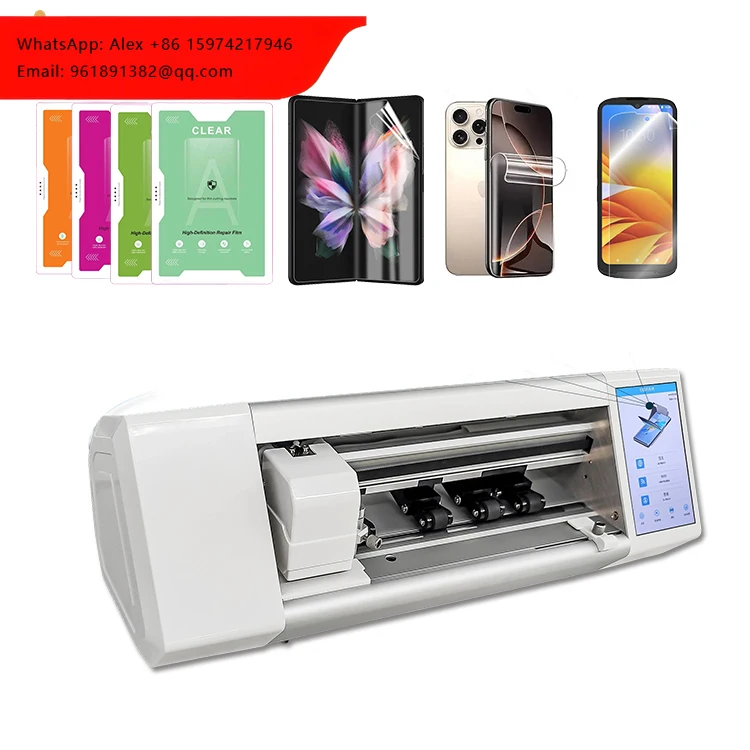 Intelligent Unlimited Mobile Phone Film Cutter Plotter EPU TPU Hydrogel Smart Phone Screen Protector Cutting Machine
Intelligent Unlimited Mobile Phone Film Cutter Plotter EPU TPU Hydrogel Smart Phone Screen Protector Cutting Machine