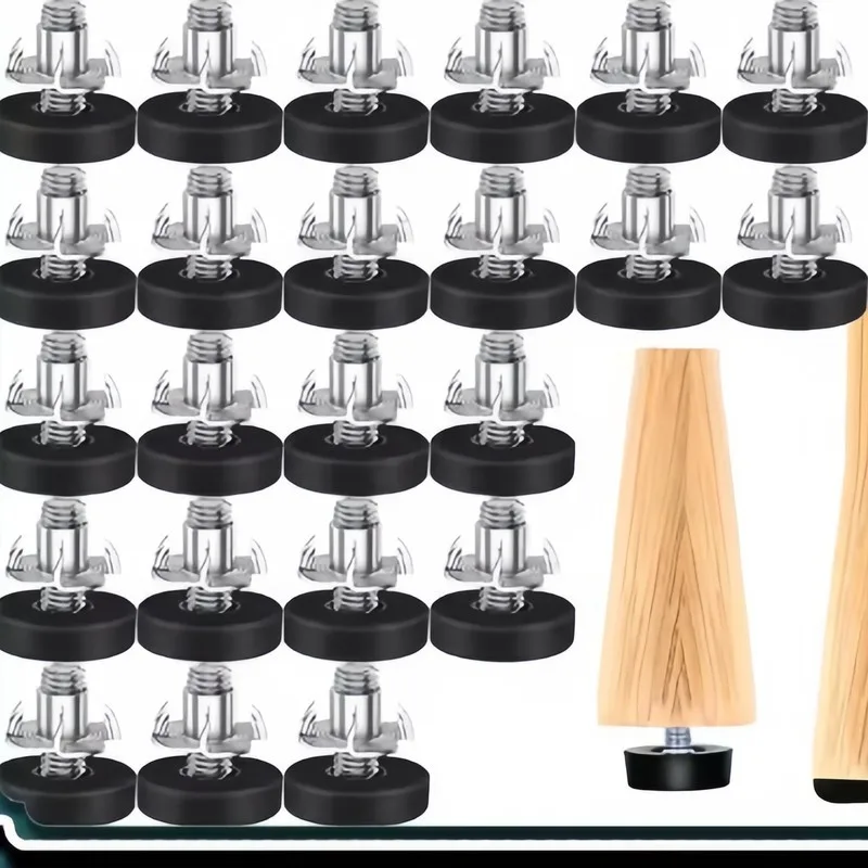 88 Pcs Anti-Slip Levelers, T-Nut, Tool-Free, Floor Protect & Anti-Wobble
88 Pcs Anti-Slip Levelers, T-Nut, Tool-Free, Floor Protect & Anti-Wobble