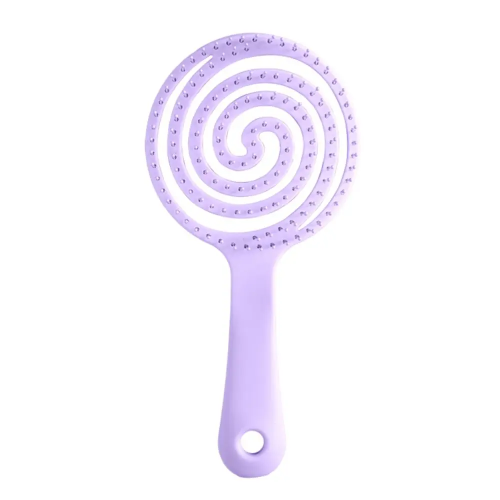 Macaron Lollipop Shape Barber Comb Hanging Hole Vented Solid Color Hair Brush Mosquito Coil Shape Anti-Static
Macaron Lollipop Shape Barber Comb Hanging Hole Vented Solid Color Hair Brush Mosquito Coil Shape Anti-Static