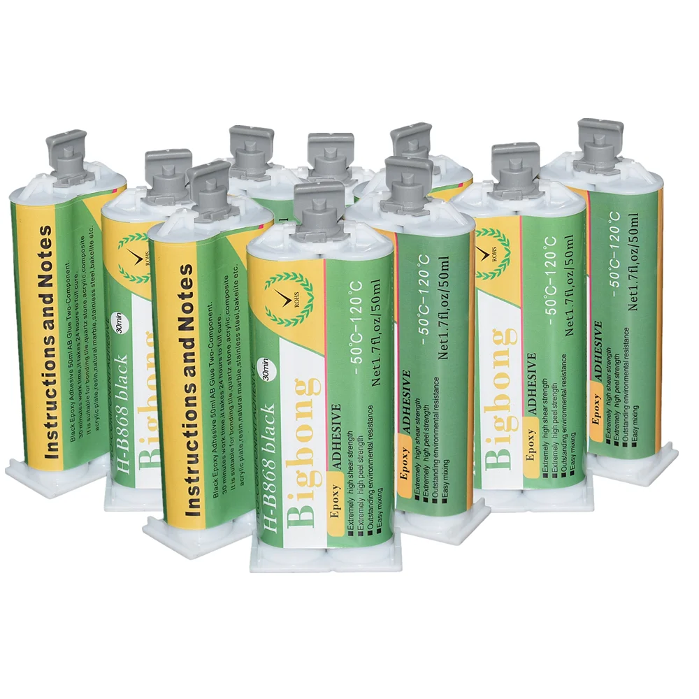 10pcs Epoxy Caulk Glues High Temperature Structural Adhesives 50ml 1:1 Black AB Glues Set for Bonding Plastic Ceramic Wood Metal
10pcs Epoxy Caulk Glues High Temperature Structural Adhesives 50ml 1:1 Black AB Glues Set for Bonding Plastic Ceramic Wood Metal