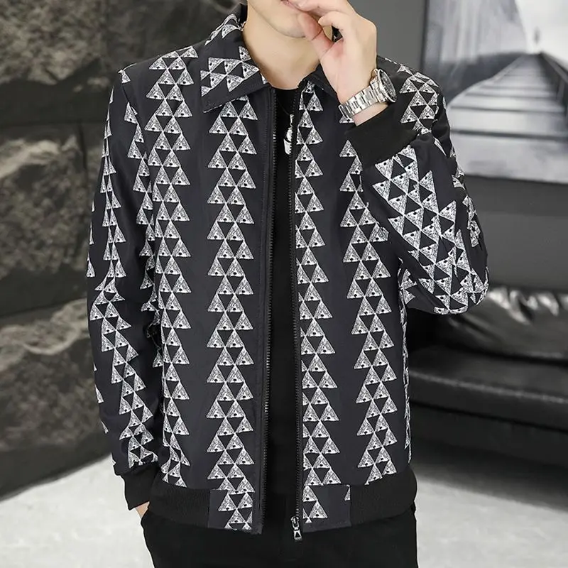 Spring Autumn KPOP Fashion Print Jacket Men Harajuku Tops Loose Casual All Match Outerwear Long Sleeve Coat Vintage Male Clothes
Spring Autumn KPOP Fashion Print Jacket Men Harajuku Tops Loose Casual All Match Outerwear Long Sleeve Coat Vintage Male Clothes
