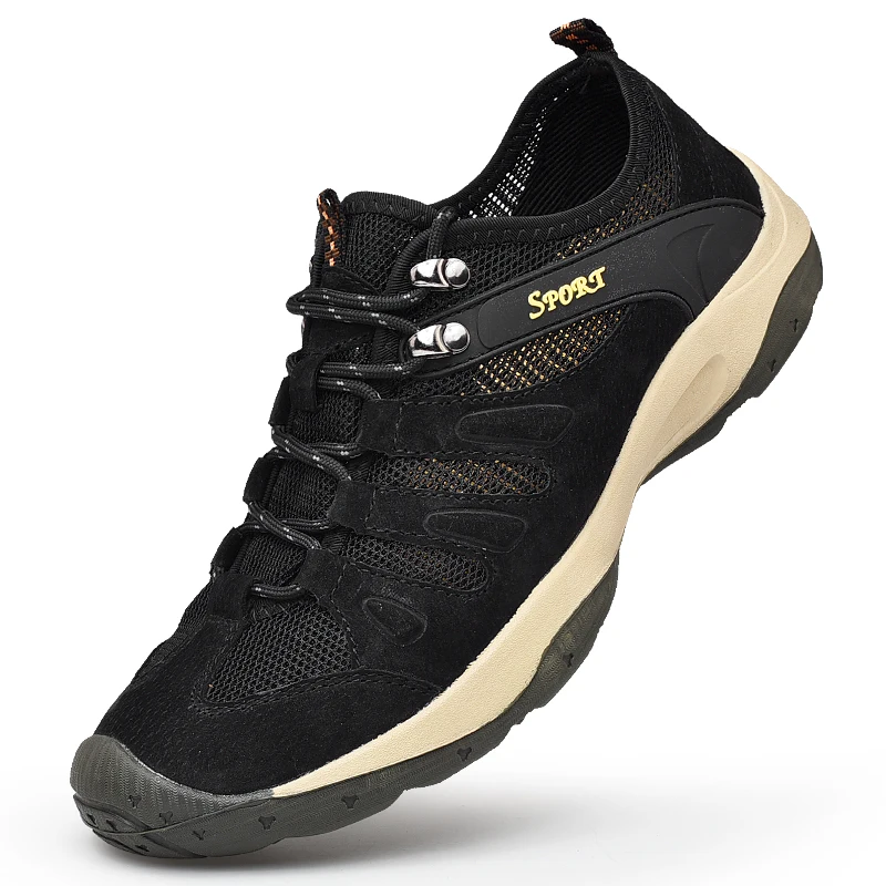 Summer Men Shoes Breathable Mesh Hiking Shoes Non-slip Outdoor Trekking Climbing Sneakers Quick Dry Upstream Wading Sports Shoes
Summer Men Shoes Breathable Mesh Hiking Shoes Non-slip Outdoor Trekking Climbing Sneakers Quick Dry Upstream Wading Sports Shoes