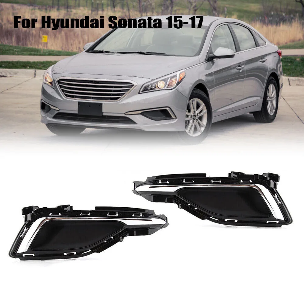 For Hyundai Sonata 2015 2016 2017 Fog Light Lamp Cover Front Bumper Bezel Trim
For Hyundai Sonata 2015 2016 2017 Fog Light Lamp Cover Front Bumper Bezel Trim